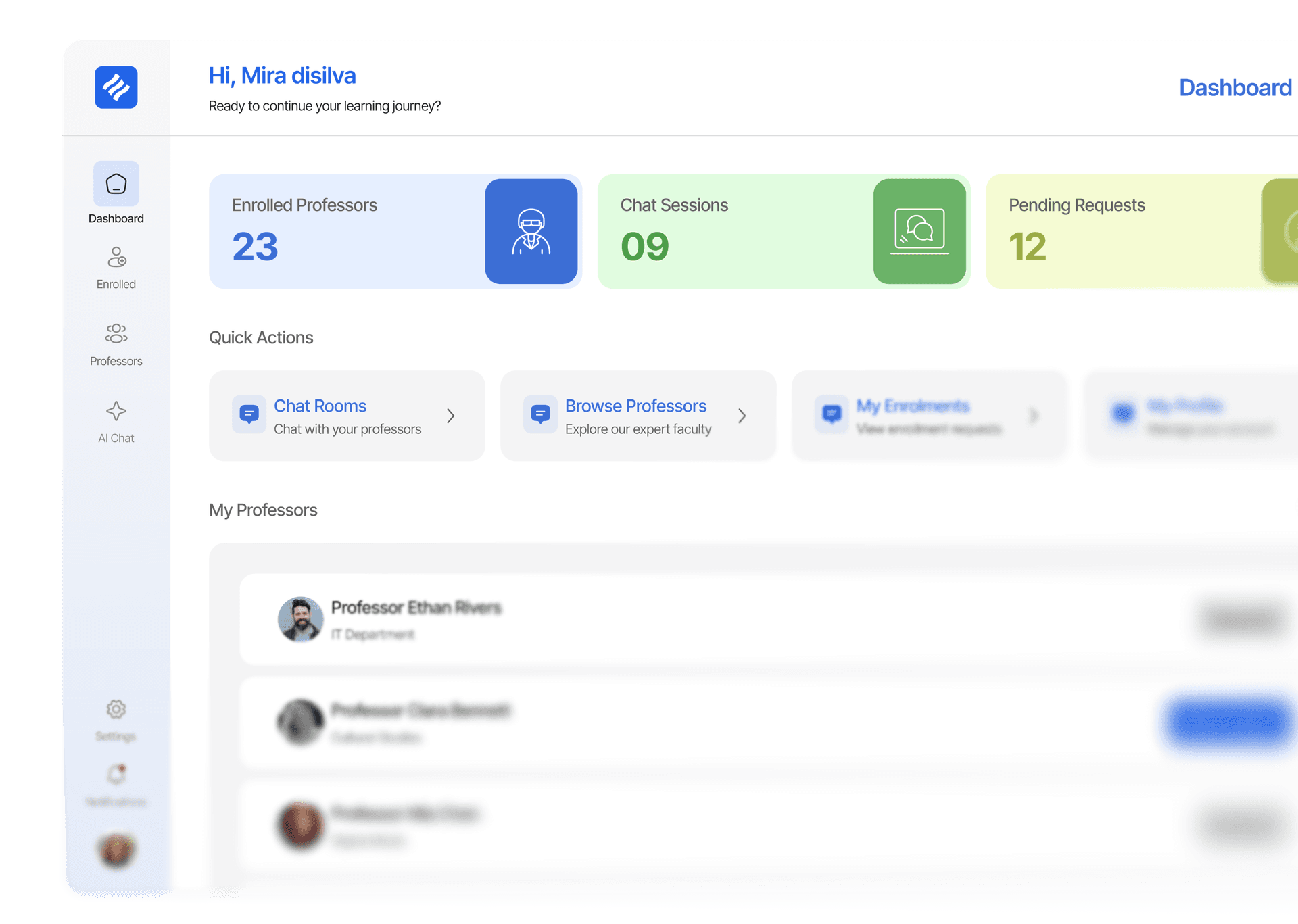 Dashboard UI